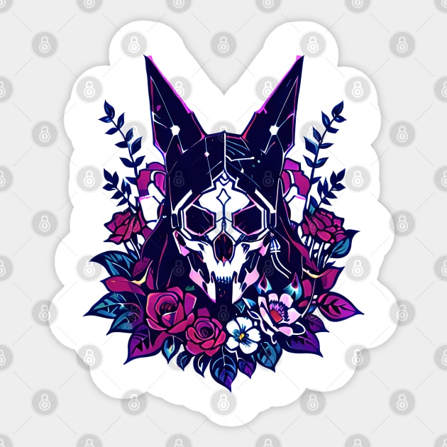 Cyberpunk Flowers Sticker by CGI Studios